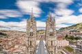 The Basilica del Voto Nacional in Quito Royalty Free Stock Photo