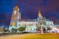 The Basilica del Voto Nacional in Quito, Ecuador Royalty Free Stock Photo