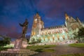 The Basilica del Voto Nacional in Quito, Ecuador Royalty Free Stock Photo