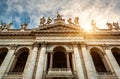 Basilica di San Giovanni in Laterano Papal Archbasilica of St John Lateran, Rome, Italy Royalty Free Stock Photo