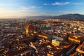 Basilica di San Lorenzo at sunset