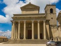 Basilica di San Marino. Catholic church of the Republic of San Marino Royalty Free Stock Photo