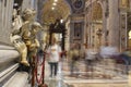 Basilica di san Pietro Roma St. Peter`s Royalty Free Stock Photo