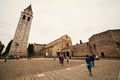 Basilica di Santa Maria Assunta and bell tower of Aquileia, Ital