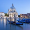 Basilica di Santa Maria della Salute and gondola. Royalty Free Stock Photo