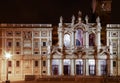 Basilica di Santa Maria Maggiore. Night scene. Rome, Italy. Royalty Free Stock Photo