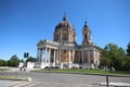 View of Basilica of Superga in the City of Turin, Italy