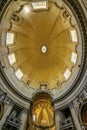 Basilica Dome Santa Maria Montesanto Church Piazza Popolo Rome Italy