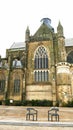 Basilica of Evron in Mayenne France Europe