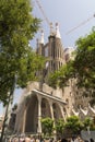 Basilica and Expiatory Church of the Holy Family Barcelona Royalty Free Stock Photo