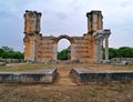 Basilica II ruins in the Ancient site of Filipoi Royalty Free Stock Photo