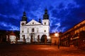 Basilica in Kalwaria Zebrzydowska and chapels of Way of Cross, Poland