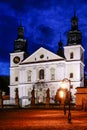 Basilica in Kalwaria Zebrzydowska and chapels of Way of Cross, Poland