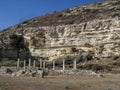 Basilica on the Kurion beach of Limassol, Cyprus