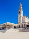 View of Basilica of Lady of Rosary Bell Tower Fatima Portugal