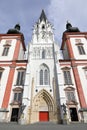 The main portal of the basilica of Mariazell, Steiermar, Austria