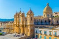 Basilica Minore di San NicolÃ² in Noto, Sicily, Italy Royalty Free Stock Photo