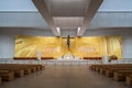 Basilica of the Most Holy Trinity Altar at Sanctuary of Fatima - Fatima, Portugal Royalty Free Stock Photo