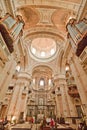 Basilica of National Palace - Mafra Royalty Free Stock Photo