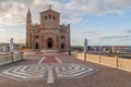 Basilica of the National Shrine of the Blessed Virgin of Ta\' Pinu on the island of Gozo, Mal