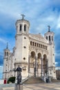 Basilica of Notre-Dame de Fourviere, Lyon, France Royalty Free Stock Photo