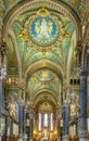 Basilica of Notre-Dame de Fourviere, Lyon, France Royalty Free Stock Photo