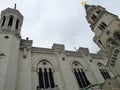 The basilic Notre-Dame de FourviÃÂ¨re, Lyon, France. Royalty Free Stock Photo