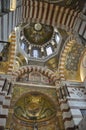 Basilica Notre Dame de la Garde or Our Lady of the Guard interior from Marseille France Royalty Free Stock Photo