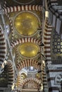 Basilica Notre Dame de la Garde or Our Lady of the Guard interior from Marseille France Royalty Free Stock Photo