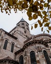 Basilica Notre Dame Du Port, a Romance old medieval French church Royalty Free Stock Photo