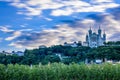 Basilica of Notre-Dame, Fourviere Hill in Lyon, France. Royalty Free Stock Photo