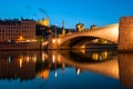 Basilica of Notre-Dame in Fourviere Hill, Lyon, France Royalty Free Stock Photo