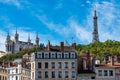 The Basilica of Notre-Dame of Fourviere in Lyon, France, Europe Royalty Free Stock Photo