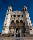 The Basilica of Notre-Dame of Fourviere in Lyon, France, Europe Royalty Free Stock Photo