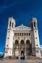 The Basilica of Notre-Dame of Fourviere in Lyon, France, Europe Royalty Free Stock Photo