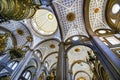 Basilica Ornate Coloful Ceiling Puebla Cathedral Mexico Royalty Free Stock Photo