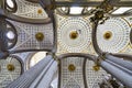 Basilica Ornate Colorful Ceiling Puebla Cathedral Mexico Royalty Free Stock Photo