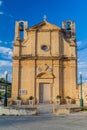 Basilica of Our Lady of Patronage in Ghasri on Gozo island, Mal