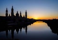 Basilica of Our Lady of the Pillar during Sunset, Zaragoza