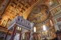 Basilica of Our Lady in Trastevere Basilica di Santa Maria in Trastevere Rome Italy Royalty Free Stock Photo