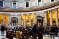 Basilica Pantheon santa maria, Rome. Royalty Free Stock Photo