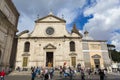 Basilica Parrocchiale Santa Maria del Popolo Royalty Free Stock Photo