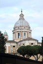 Basilica Parrocchiale Santa Maria del Popolo Royalty Free Stock Photo