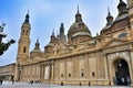 Basilica of Pilar in Zaragoza Royalty Free Stock Photo