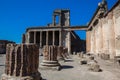 Basilica of Pompeii in a beautiful early spring day