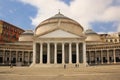 Piazza del Plebiscito. Naples. Italy Royalty Free Stock Photo