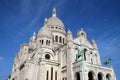 Basilica of the Sacre Coeur, dedicated to the Sacred Heart of Jesus in Paris Royalty Free Stock Photo