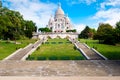 The Basilica of the Sacre Coeur in Montmartre, Paris Royalty Free Stock Photo