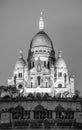 Basilica Sacre Coeur in Montmartre in Paris Royalty Free Stock Photo