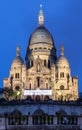 Basilica Sacre Coeur in Montmartre in Paris Royalty Free Stock Photo